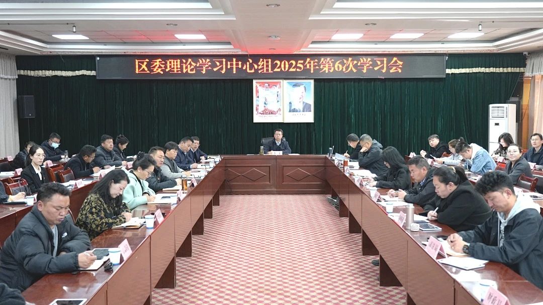 色尼区委召开理论学习中心组2025年第6次学习会暨深入学习习近平文化思想专题辅导会