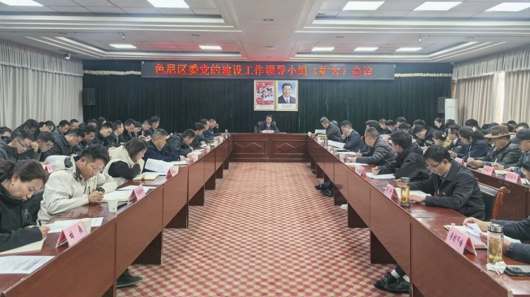 色尼区召开区委党的建设工作领导小组（扩大）会议
